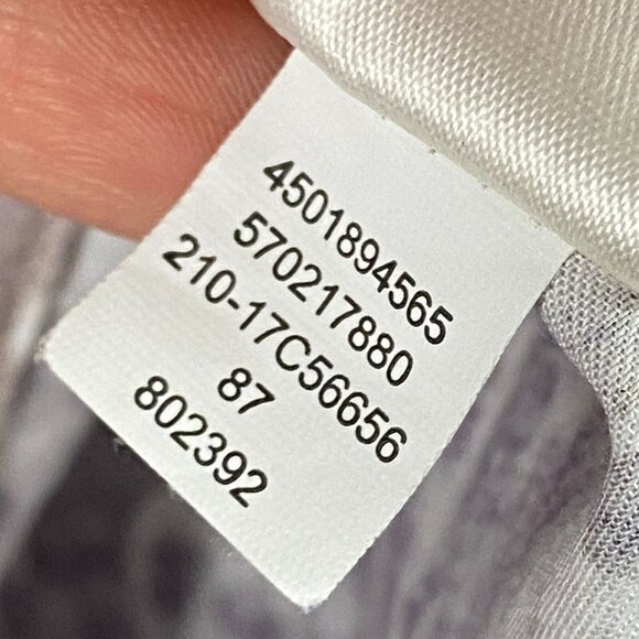 Chicos Wrinkle Resistant Button Up Shirt Womens 3 US XL Paisley Long Sleeve - Picture 6 of 11